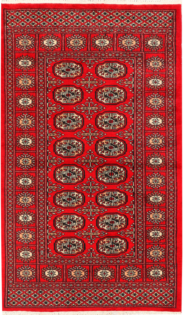 Red Bokhara 3'  x" 4'  11" - No. QA72397