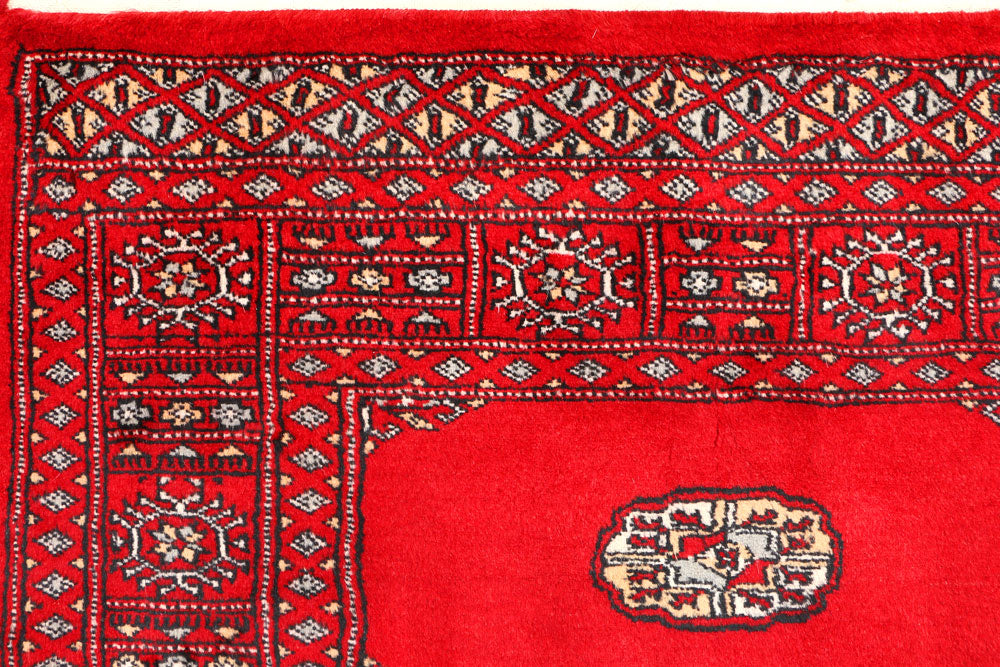 Red Bokhara 3' 1 x 5' 2 - No. 44172 - ALRUG Rug Store