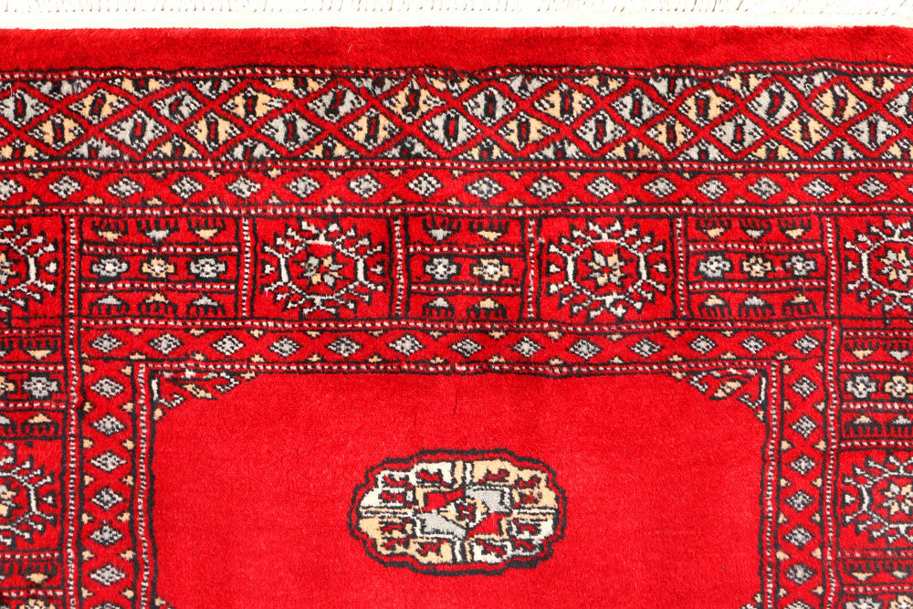 Red Bokhara 3' 1 x 5' 2 - No. 44172 - ALRUG Rug Store