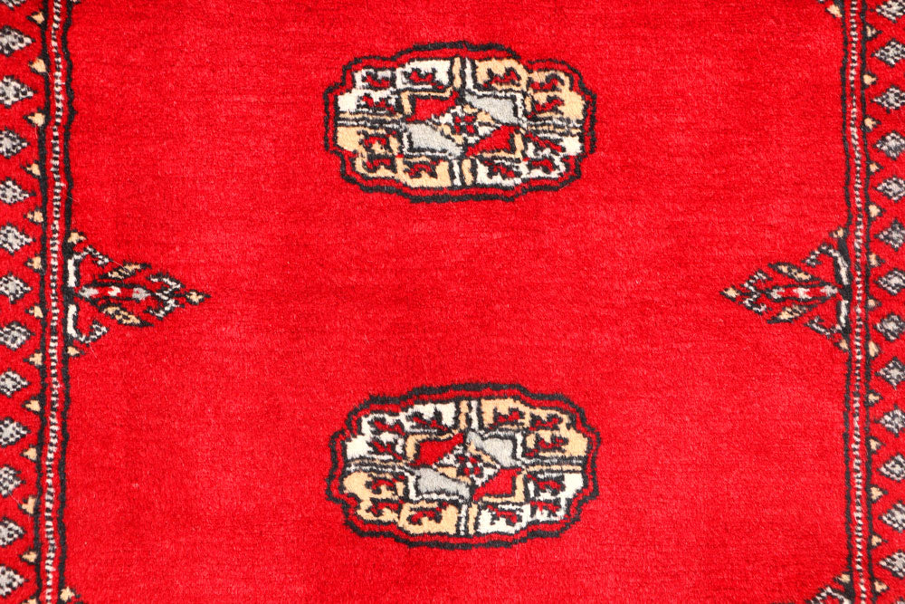 Red Bokhara 3' 1 x 5' 2 - No. 44172 - ALRUG Rug Store