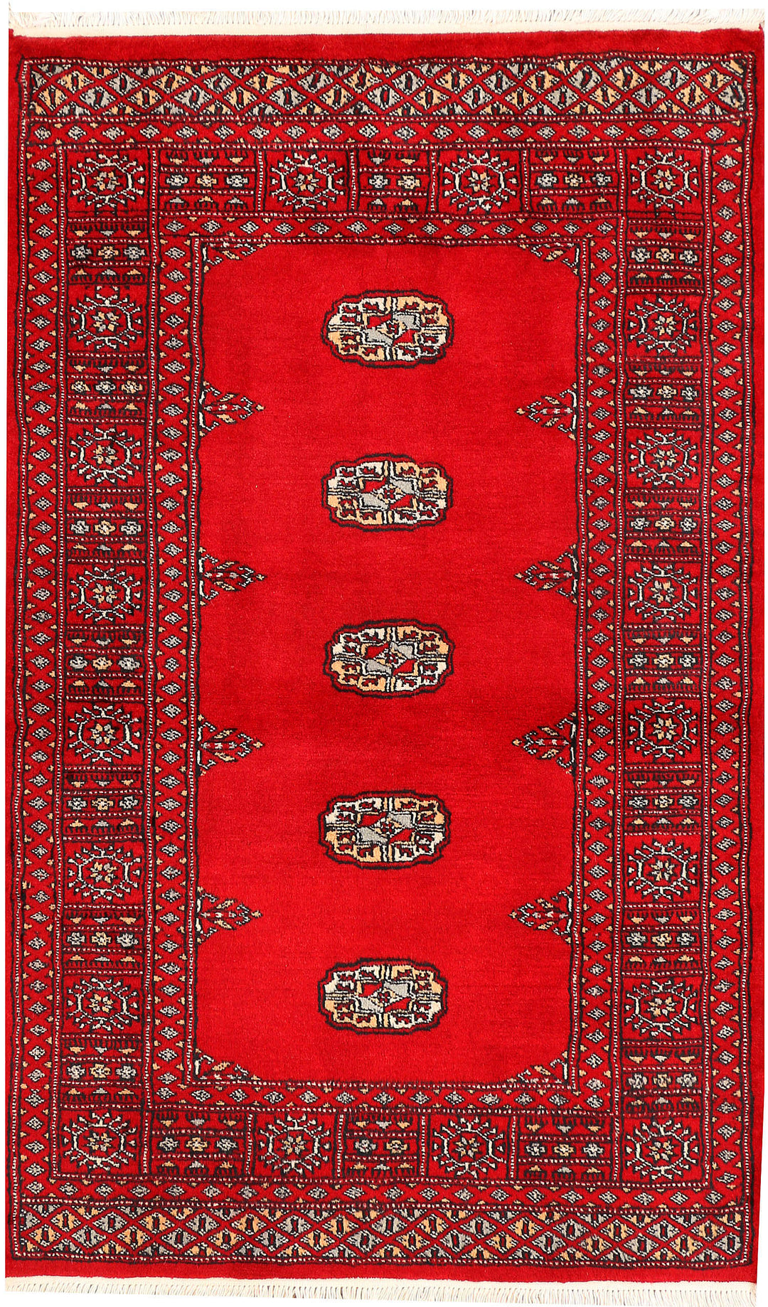 Red Bokhara 3' 1 x 5' 2 - No. 44172 - ALRUG Rug Store