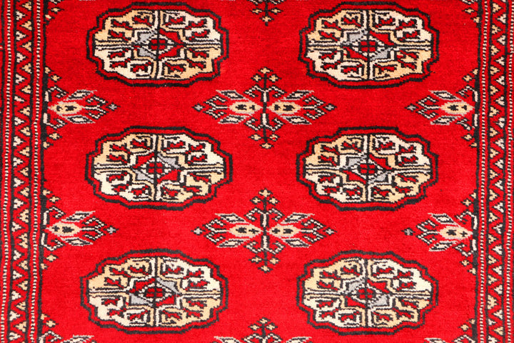 Red Bokhara 3' x 5' - No. 44182 - ALRUG Rug Store