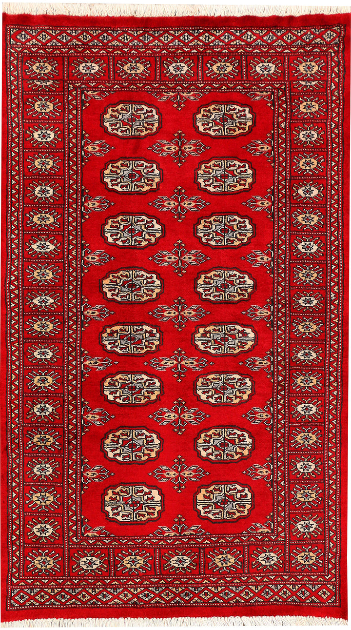Red Bokhara 3' x 5' - No. 44182 - ALRUG Rug Store