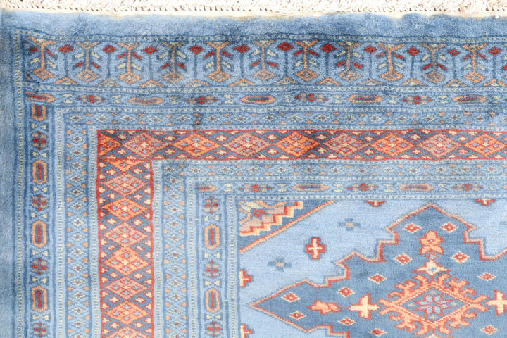 Light Steel Blue Jaldar 3' 3 x 4' 6 - No. 44186 - ALRUG Rug Store