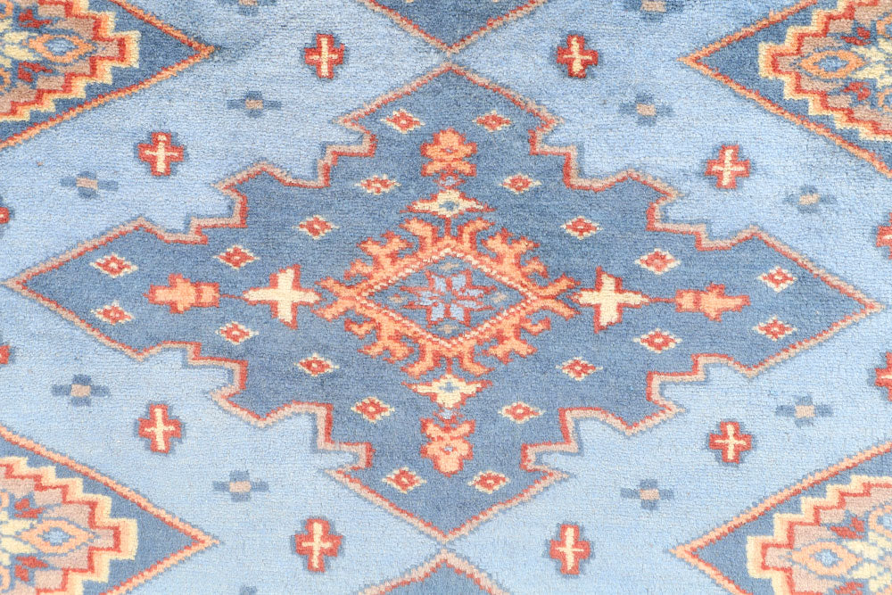 Light Steel Blue Jaldar 3' 3 x 4' 6 - No. 44186 - ALRUG Rug Store