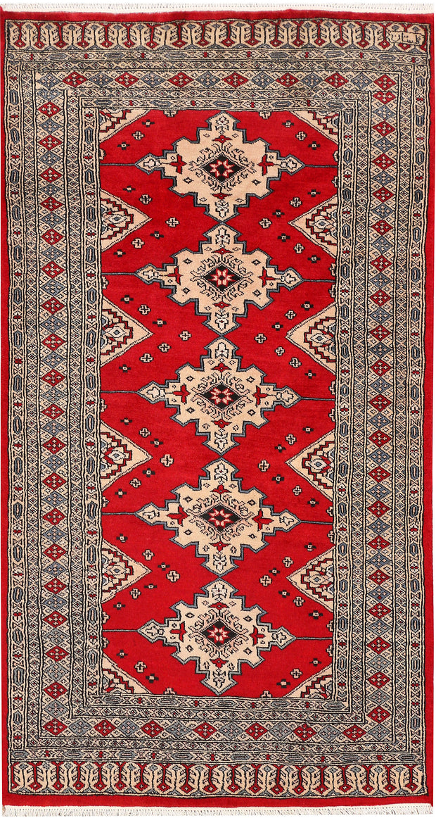 Red Caucasian 3' x 5' 7 - No. 44192