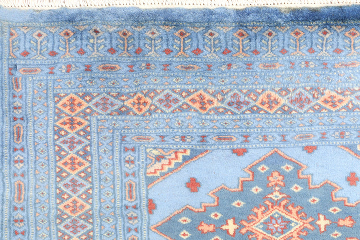 Light Steel Blue Jaldar 3' 1 x 5' 2 - No. 44195 - ALRUG Rug Store