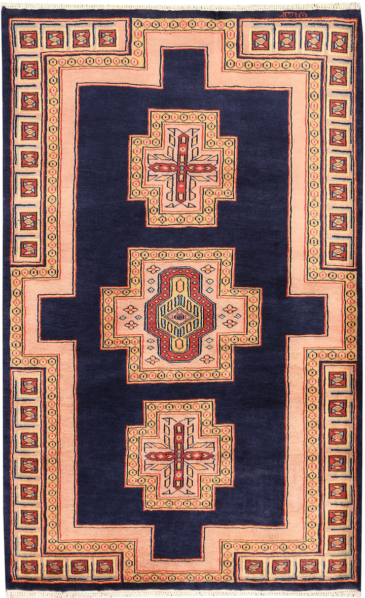 Midnight Blue Caucasian 3'  2" x 5'  2" - No. QA25894