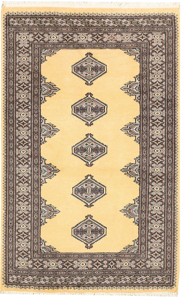 Pale Goldenrod Jaldar 3' 1 x 4' 9 - No. 44228 - ALRUG Rug Store