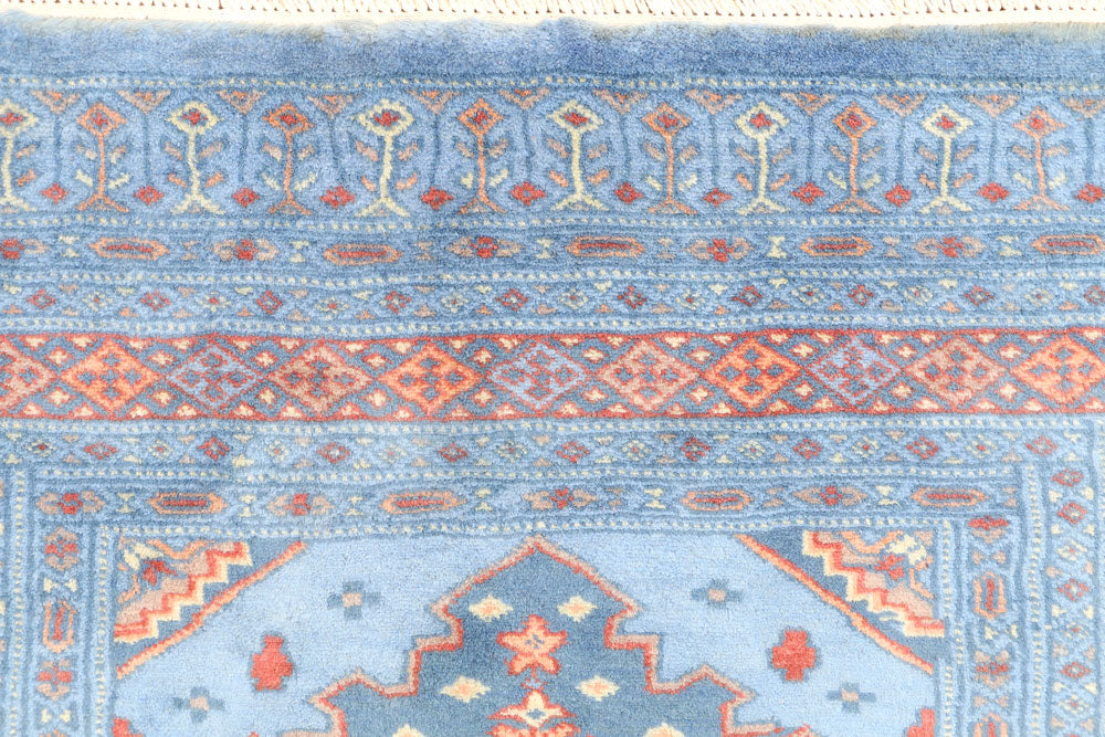 Light Steel Blue Jaldar 3' 1 x 5' - No. 44231 - ALRUG Rug Store