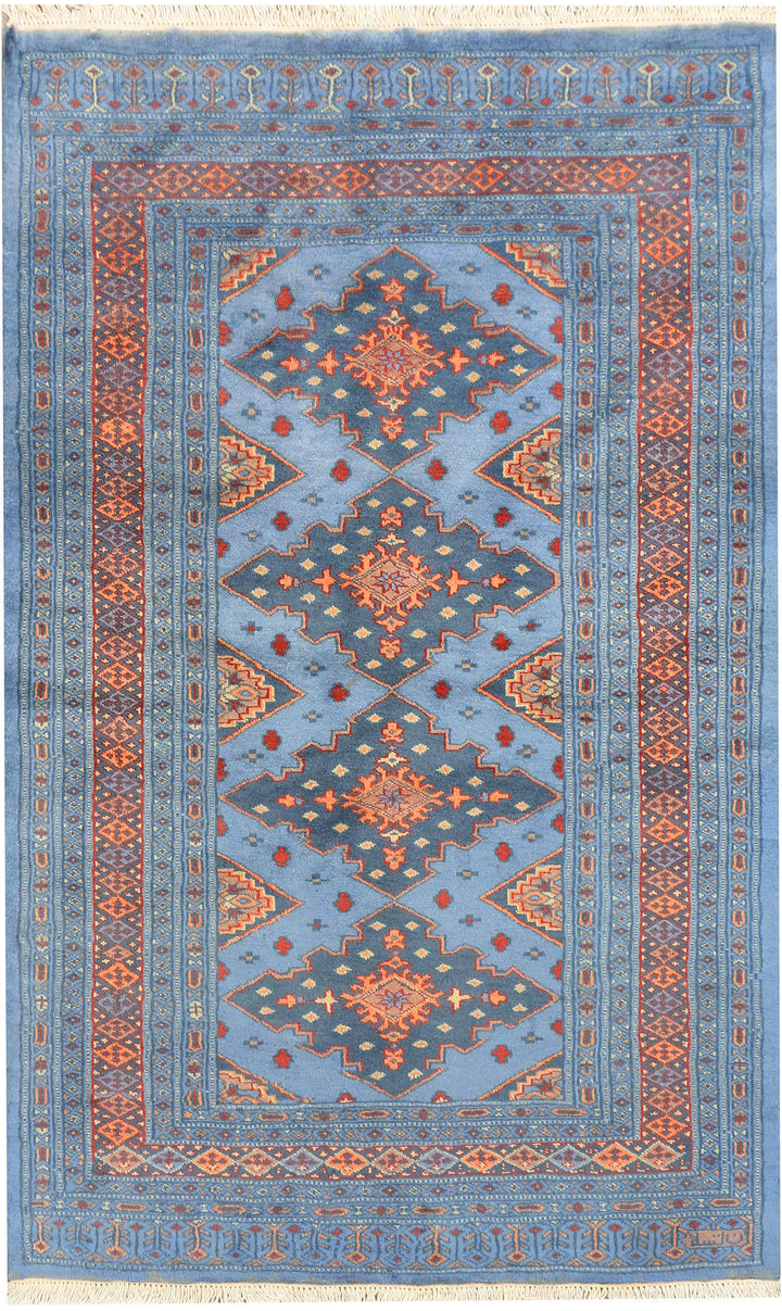 Light Steel Blue Jaldar 3' 1 x 5' - No. 44231 - ALRUG Rug Store