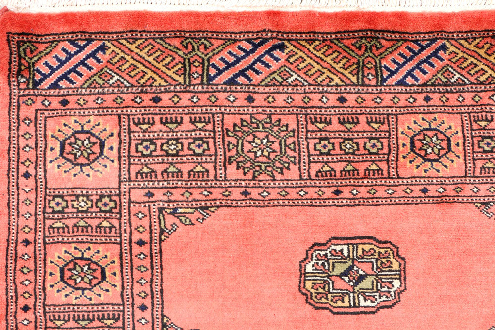 Indian Red Bokhara 3' 1 x 5' 4 - No. 44242 - ALRUG Rug Store