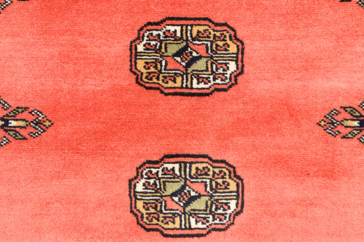 Indian Red Bokhara 3' 1 x 5' 4 - No. 44242 - ALRUG Rug Store