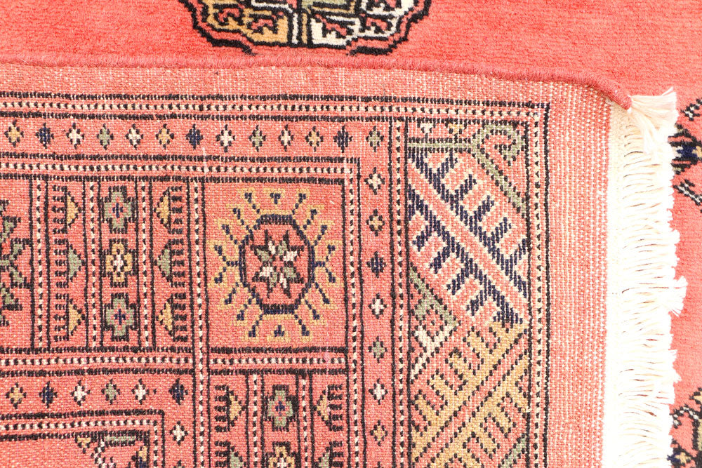 Indian Red Bokhara 3' 1 x 5' 4 - No. 44242 - ALRUG Rug Store