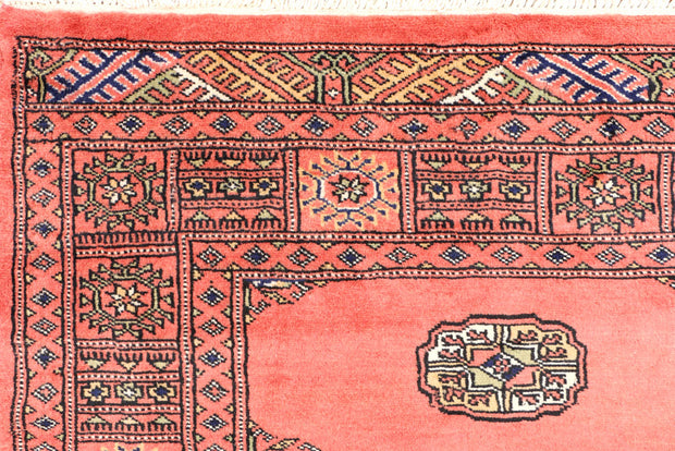 Indian Red Bokhara 3' 1 x 4' 10 - No. 44248 - ALRUG Rug Store