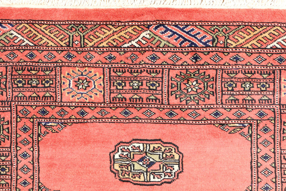 Indian Red Bokhara 3' 1 x 4' 10 - No. 44248 - ALRUG Rug Store