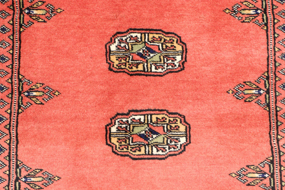 Indian Red Bokhara 3' 1 x 4' 10 - No. 44248 - ALRUG Rug Store