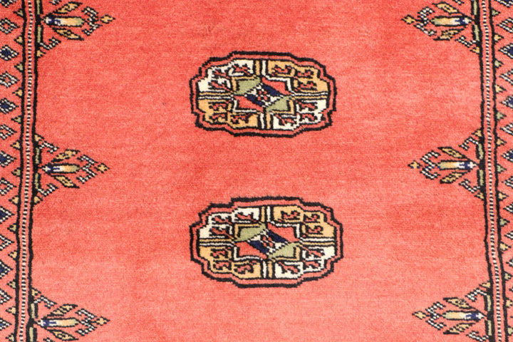 Indian Red Bokhara 3' 1 x 4' 10 - No. 44248 - ALRUG Rug Store
