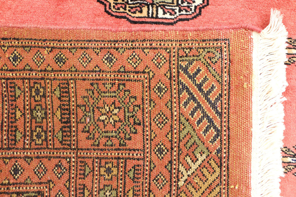 Indian Red Bokhara 3' 1 x 4' 10 - No. 44248 - ALRUG Rug Store