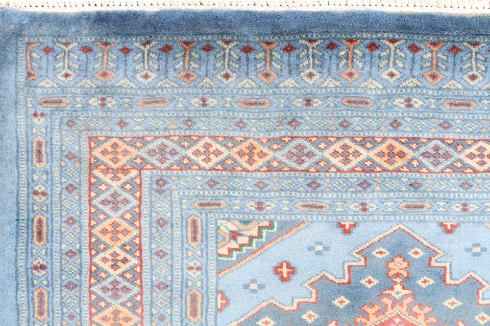 Light Steel Blue Jaldar 3' 2 x 5' 4 - No. 44253 - ALRUG Rug Store