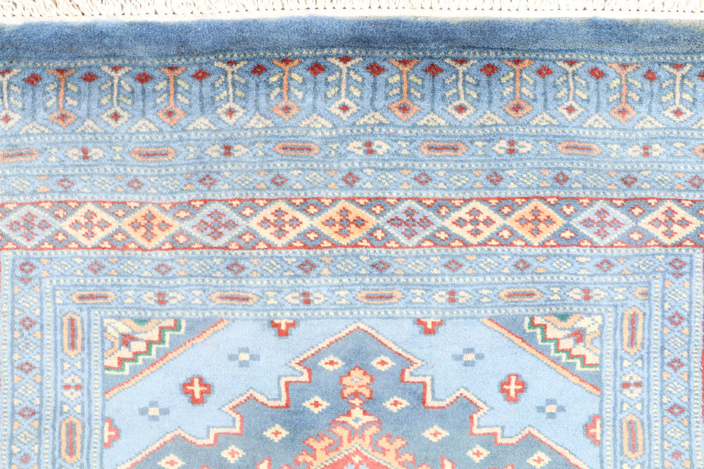 Light Steel Blue Jaldar 3' 2 x 5' 4 - No. 44253 - ALRUG Rug Store