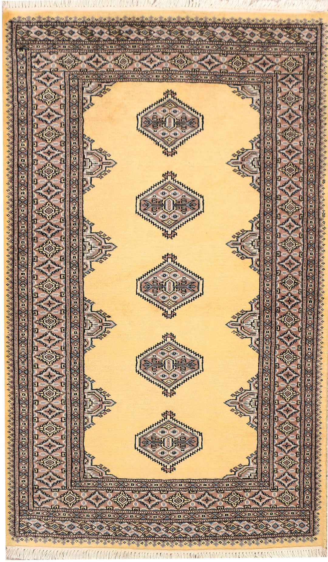 Pale Goldenrod Jaldar 3' 2 x 5' 2 - No. 44255 - ALRUG Rug Store