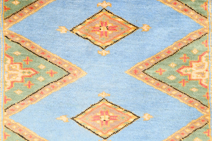 Light Steel Blue Jaldar 3'  1" x 4'  9" - No. QA18574