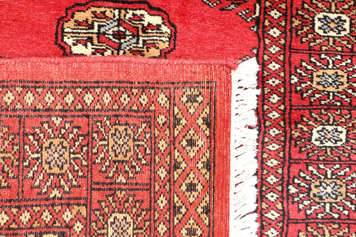 Firebrick Bokhara 2' 6 x 4' 2 - No. 44323 - ALRUG Rug Store