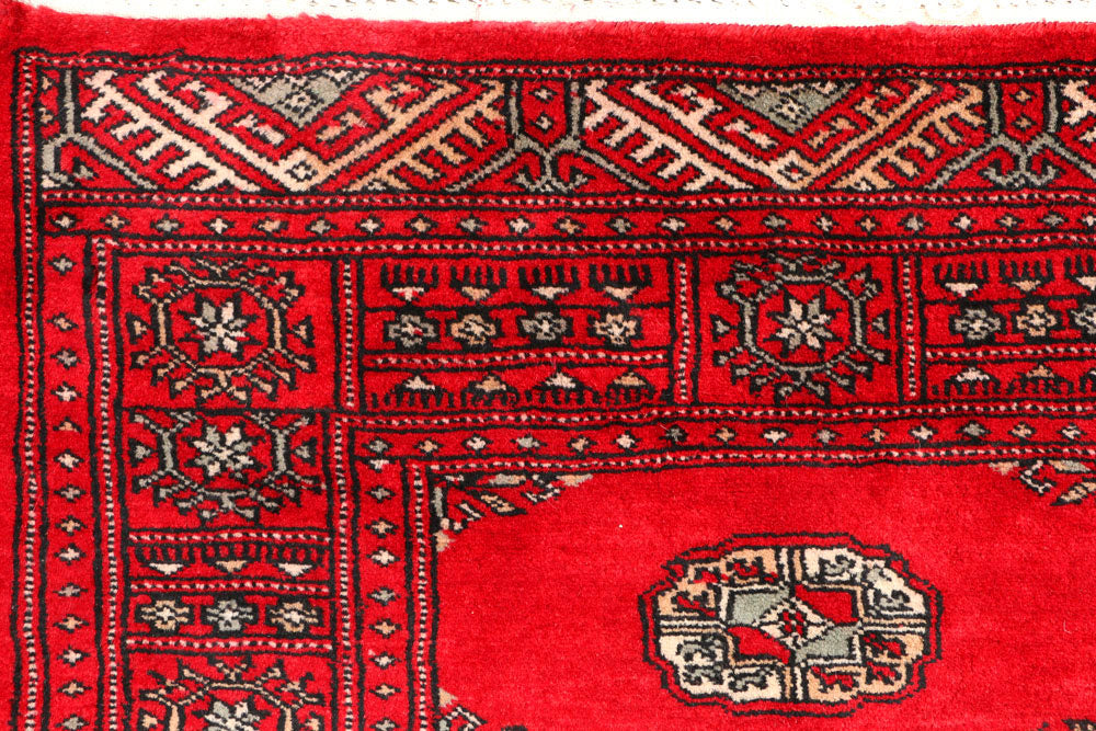 Dark Red Bokhara 2' 7 x 3' 10 - No. 44356 - ALRUG Rug Store
