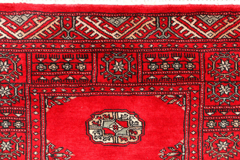 Dark Red Bokhara 2' 7 x 3' 10 - No. 44356 - ALRUG Rug Store