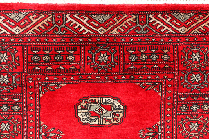 Dark Red Bokhara 2' 7 x 3' 10 - No. 44356 - ALRUG Rug Store