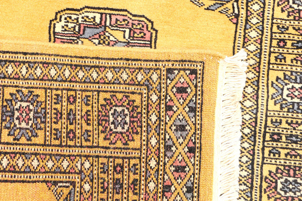 Gold Bokhara 2' 6 x 3' 10 - No. 44359 - ALRUG Rug Store