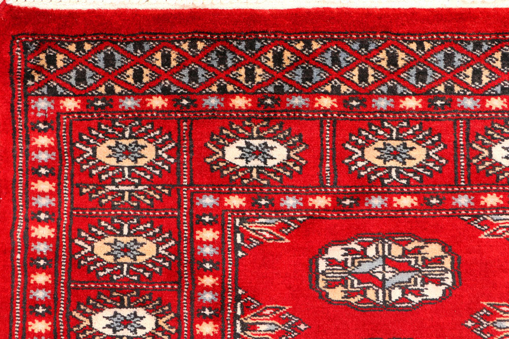 Dark Red Bokhara 2' 6 x 3' 7 - No. 44360 - ALRUG Rug Store