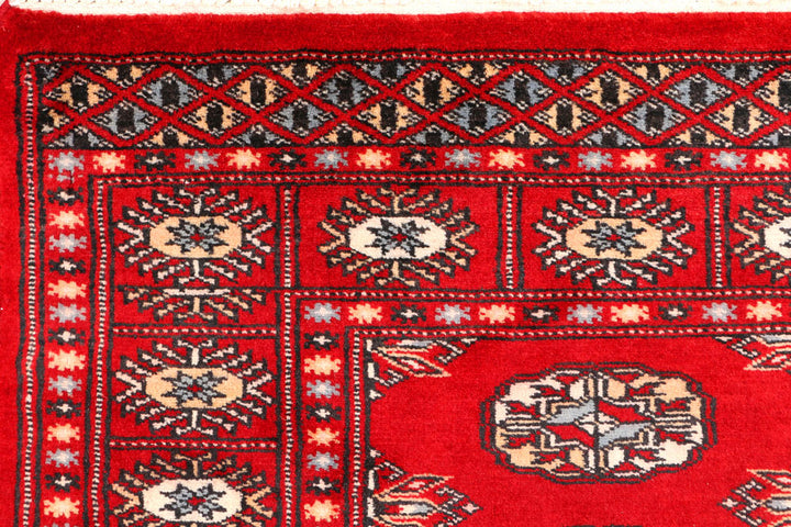 Dark Red Bokhara 2' 6 x 3' 7 - No. 44360 - ALRUG Rug Store