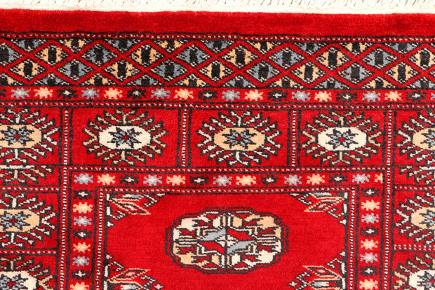 Dark Red Bokhara 2' 6 x 3' 7 - No. 44360 - ALRUG Rug Store