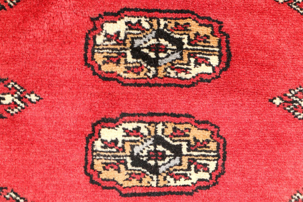 Firebrick Bokhara 2' 7 x 4' - No. 44363 - ALRUG Rug Store