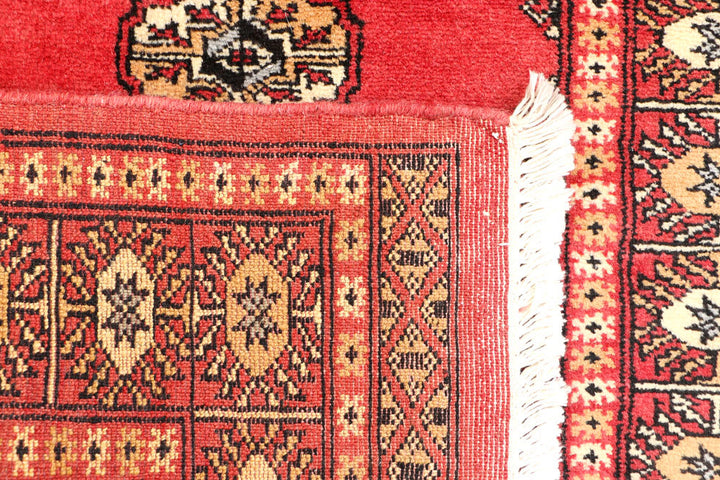 Firebrick Bokhara 2' 7 x 4' - No. 44363 - ALRUG Rug Store