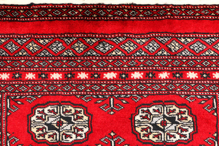 Red Bokhara 2' 7 x 4' 2 - No. 44377 - ALRUG Rug Store