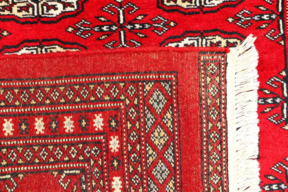 Red Bokhara 2' 7 x 4' 2 - No. 44377 - ALRUG Rug Store