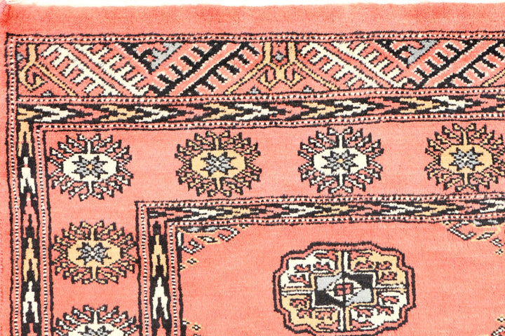 Tomato Bokhara 2' 7 x 4' 1 - No. 44379 - ALRUG Rug Store