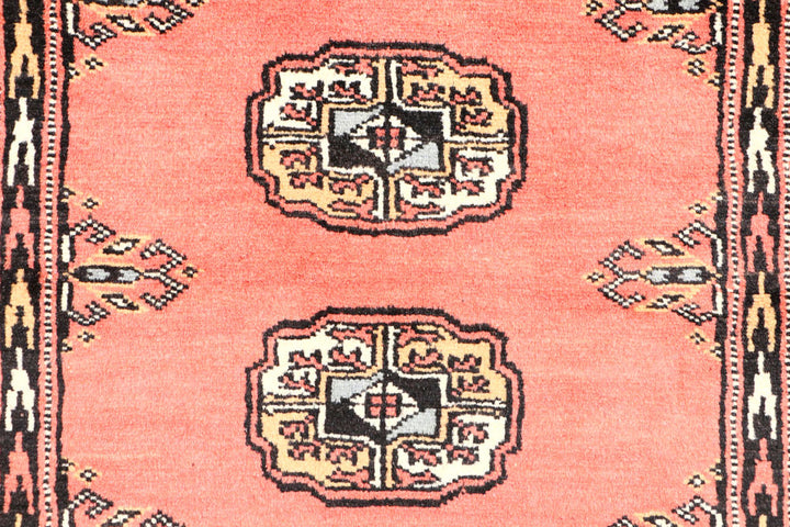 Tomato Bokhara 2' 7 x 4' 1 - No. 44379 - ALRUG Rug Store