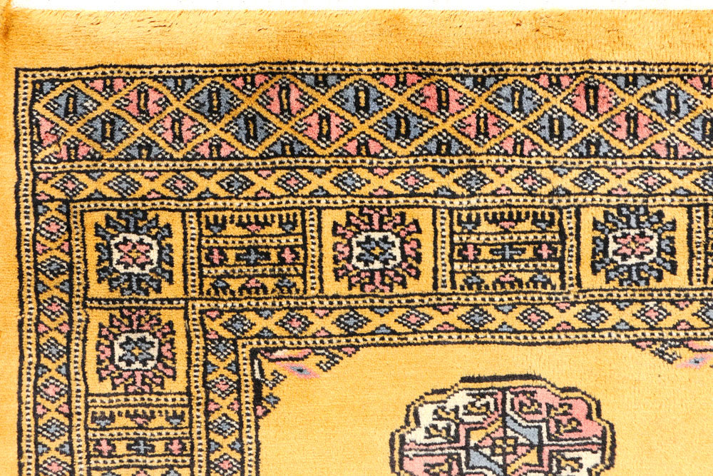 Gold Bokhara 2' 6 x 4' 1 - No. 44385 - ALRUG Rug Store