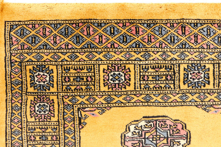 Gold Bokhara 2' 6 x 4' 1 - No. 44385 - ALRUG Rug Store