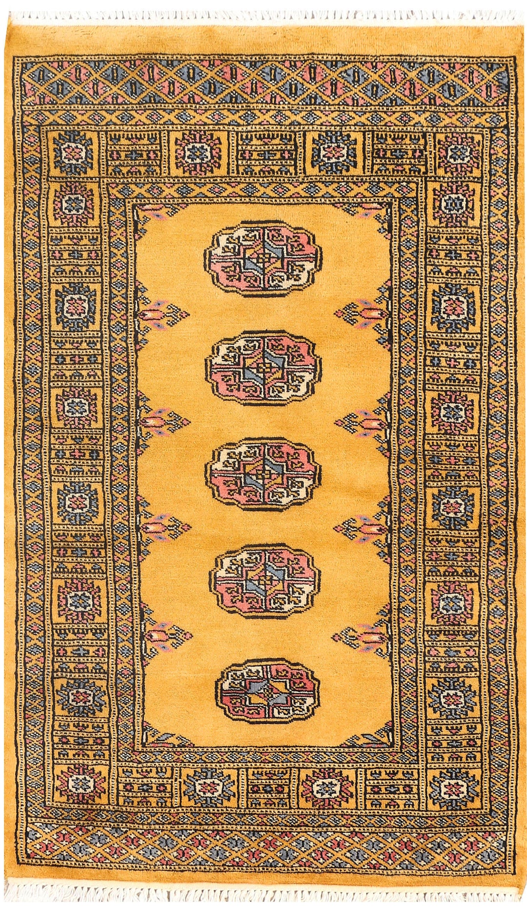 Gold Bokhara 2' 6 x 4' 1 - No. 44385 - ALRUG Rug Store