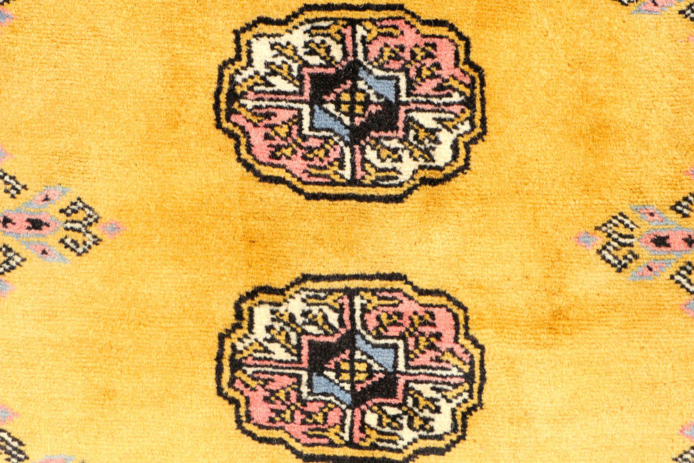 Gold Bokhara 2' 6 x 3' 10 - No. 44388 - ALRUG Rug Store