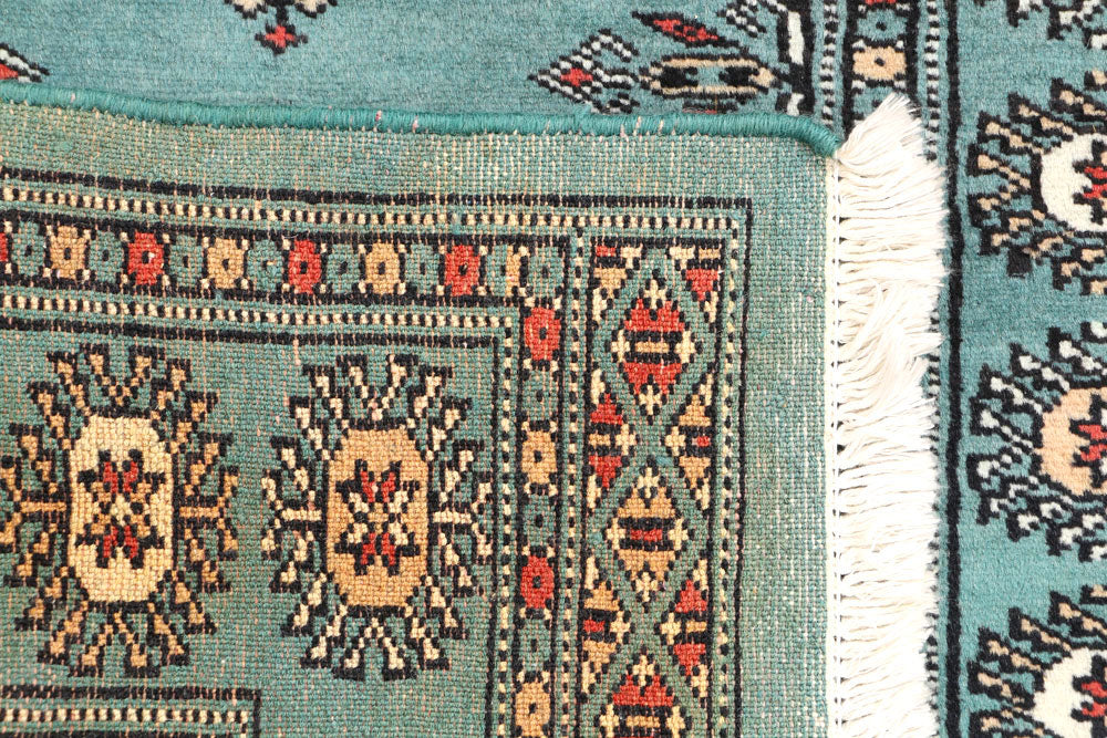 Darkcyan Butterfly 2' 4 x 3' 8 - No. 44405 - ALRUG Rug Store