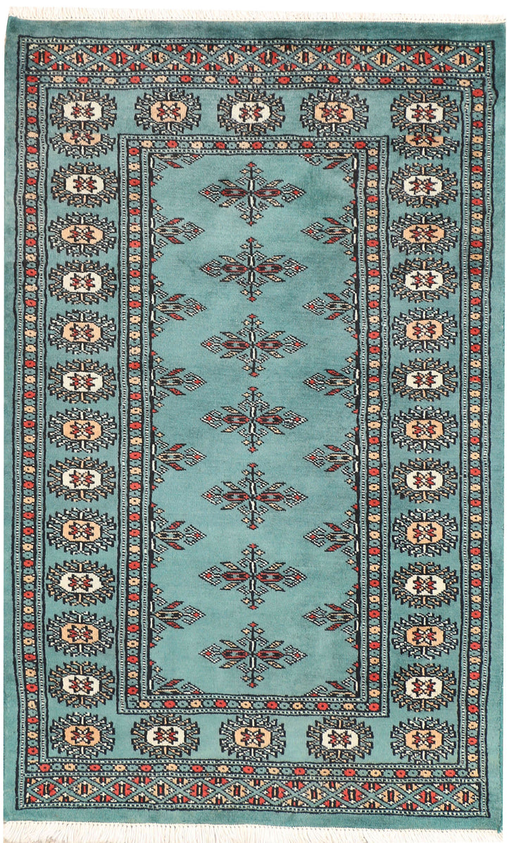 Darkcyan Butterfly 2' 4 x 3' 8 - No. 44405 - ALRUG Rug Store
