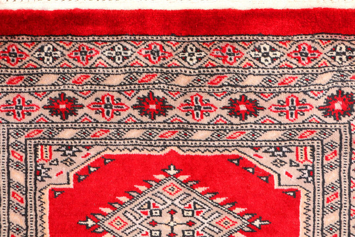 Red Jaldar 2' 4 x 4' 2 - No. 44406 - ALRUG Rug Store