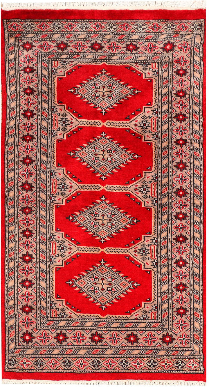 Red Jaldar 2' 4 x 4' 2 - No. 44406 - ALRUG Rug Store