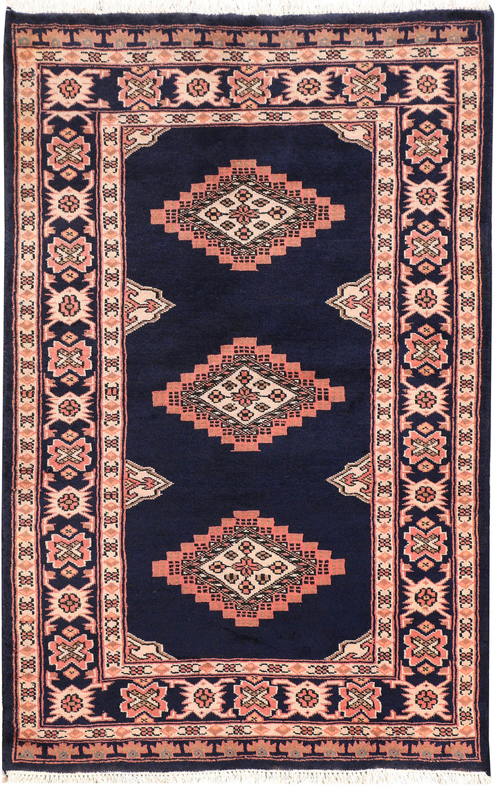 Midnight Blue Jaldar 2' 6 x 3' 11 - No. 44439 - ALRUG Rug Store